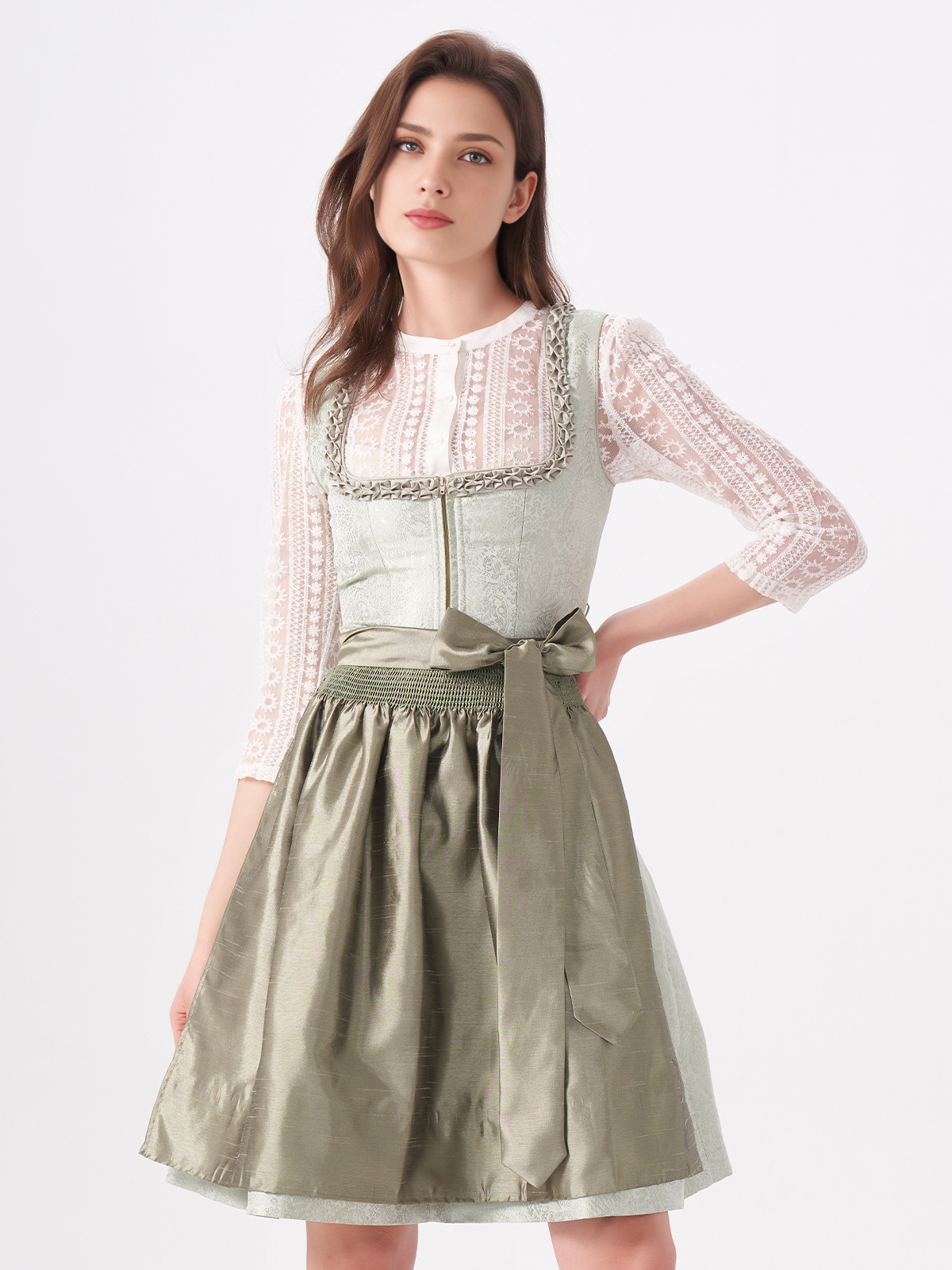 Dirndl mit Reißverschluss