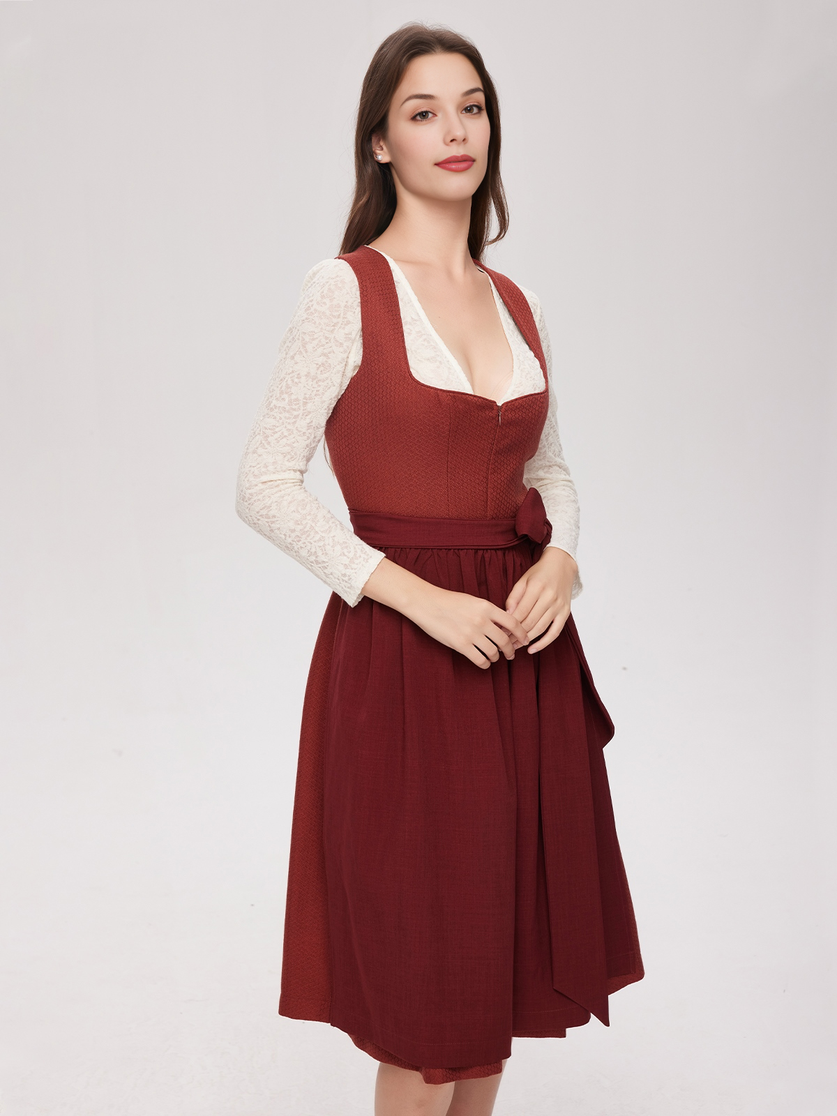 Dirndl Braun Blau – Stilvoll und vielseitig